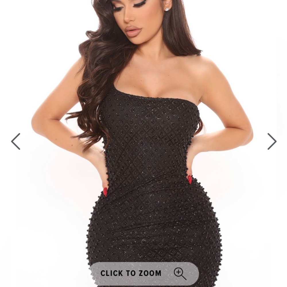 One shoulder mini dress